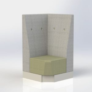 Evette corner seating unit