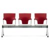 Red and white beam seating